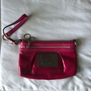 Large Coach Poppy Wristlet